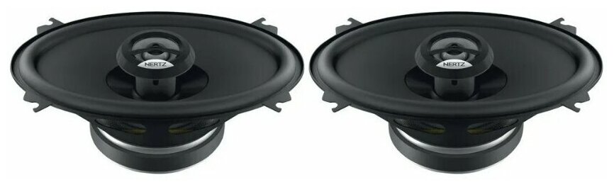 Акустика Hertz DCX 460.3, овальная, 2 динамика, коаксиальная, чёрная — фото 1