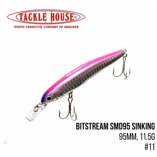 Воблер Tackle House Bitstream SMD95 Sinking (95mm, 11.5g,) Цвет 11 воблер tackle house elfin cricket 07