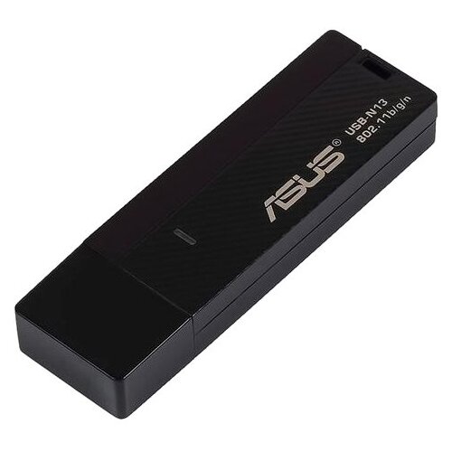 Wi-Fi адаптер ASUS USB-N13, черный asus сетевой адаптер wi fi asus usb n10 nano