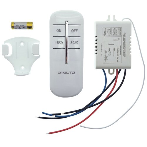 Комплект блок-реле-контроллер пульт дистанционного управления светом и уличным освещением 96700₽
