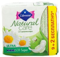 Libresse прокладки Natural Care Ultra Super 11 шт.