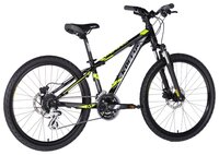 Подростковый горный (MTB) велосипед KELLYS Marc 90 24 (2018) черный/серый/желтый (требует финальной 