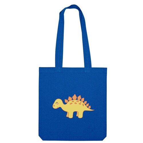 Сумка шоппер Us Basic, синий сумка милый динозавр фиолетовый