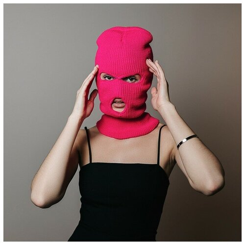 фото Балаклава, цвет фуксия mikimarket