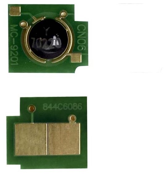 Чип картриджа Q6002A для HP Color LaserJet 1600, 2605, 2600N, CM1015, Canon LBP-5000 желтый