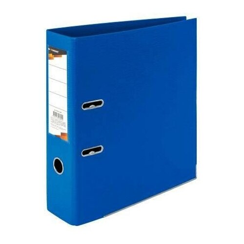 Папка с арочным механизмом inформат (75мм, А4, картон/двухсторонее покрытие пвх) ярко-синяя, 10шт.