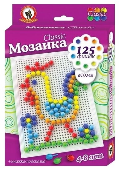 Мозаика "Петушок" Classic, 125 эл, D=10 мм 03974 9530369