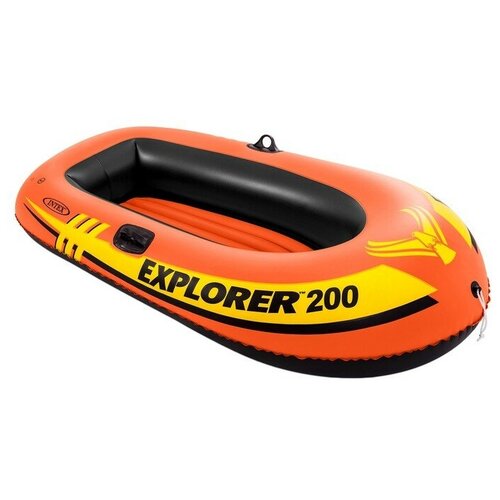 INTEX Лодка Explorer 200, 2 местная, 185 х 94 х 41 см, от 6 лет, до 95 кг, 58330NP INTEX