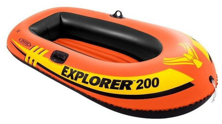 Лодка Explorer 200, 2 местная, 185 х 94 х 41 см, от 6 лет, до 95 кг, 58330NP INTEX