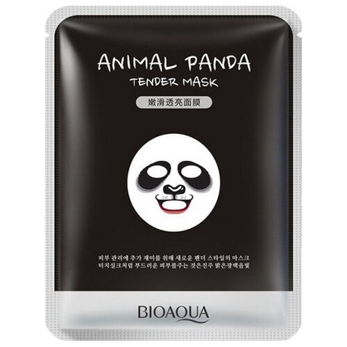 BioAqua Animal Face Panda Смягчающая тканевая маска для лица, 30 г