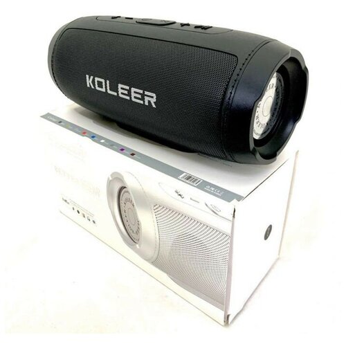 Портативная беспроводная стерео колонка Bluetooth Super bass USB Micro SD AUX FM черный 197700₽