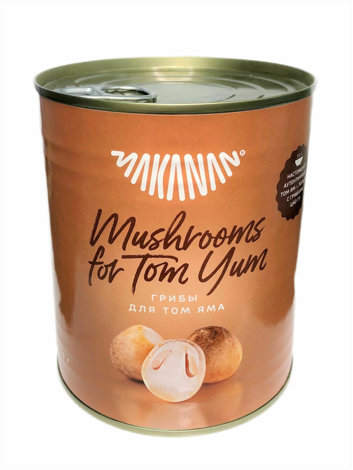Грибы для супа Том Ям Straw Musrooms for Tom Yum 800 гр. ж/б