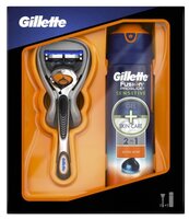 Набор Gillette гель для бритья ProGlide Active Sport Sensitive 170 мл, бритва Fusion ProGlide сменны