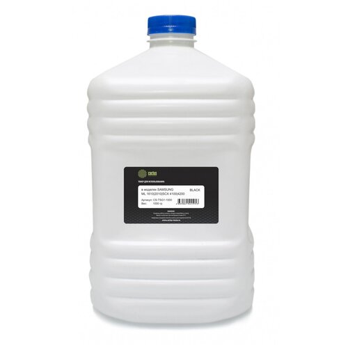 Тонер Cactus CS-TSG1-1000 черный флакон в упаковке 1 x 1000грамм для принтера Samsung ML1610SCX41004200 RicohAficio SP100-SP4500 1392₽