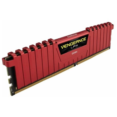 Модуль памяти Corsair Vengeance LPX 16GB Corsair DDR4 3200MHz DIMM red Black PCB CMK16GX4M2B3200C16R 553000₽