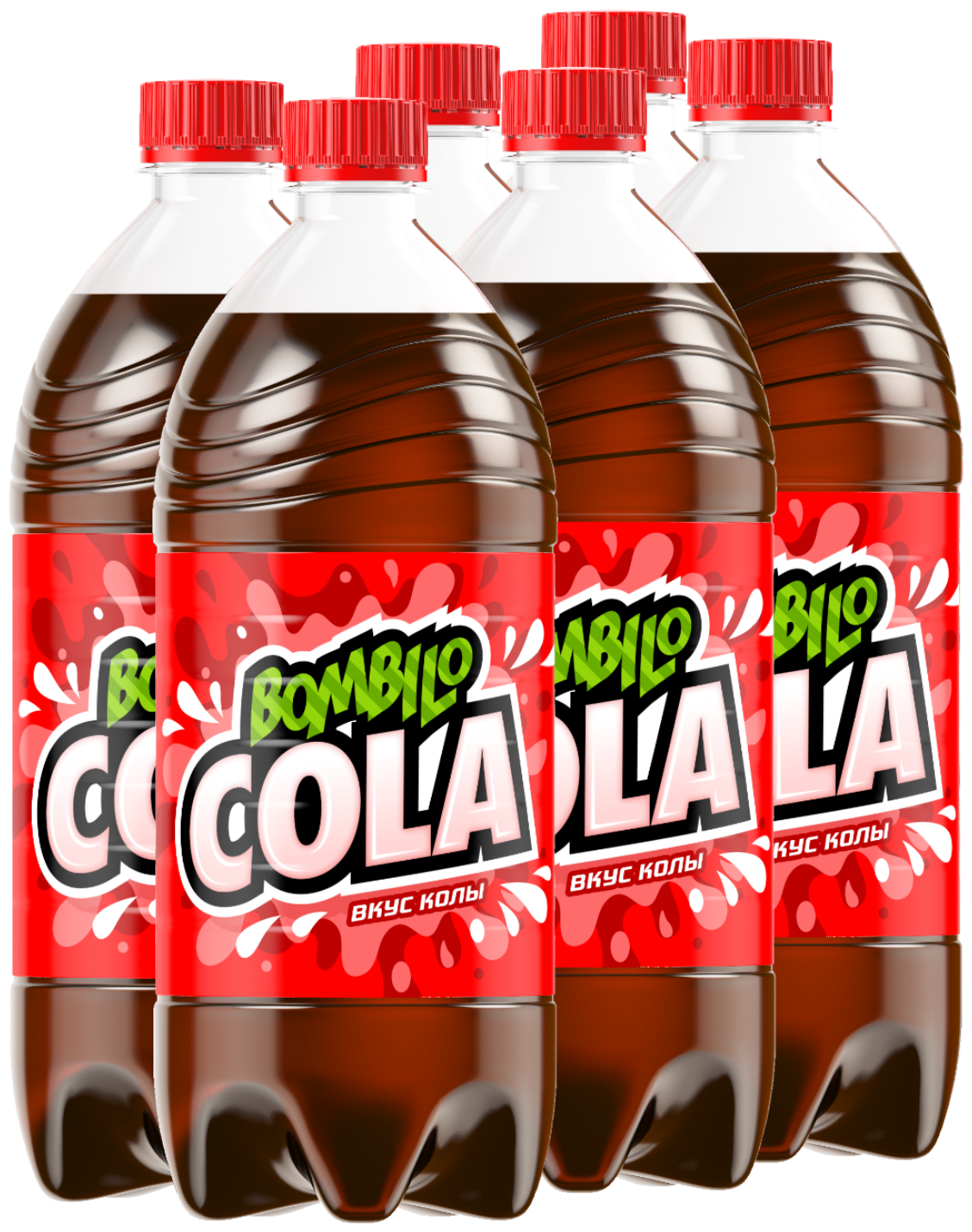 Газированный напиток Bombilo Cola, 1 л, 6 шт.