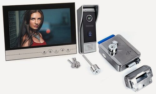 Изображение товара Набор: Anxing Lock-(AX-091) + EP-V(90 RM) (E10375KO) - домофон и электромеханический замок / домофон плюс электромеханический замок в частный дом