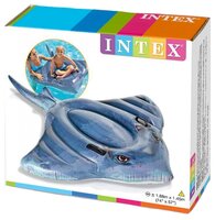 Надувная игрушка-наездник Intex Скат 57550 синий