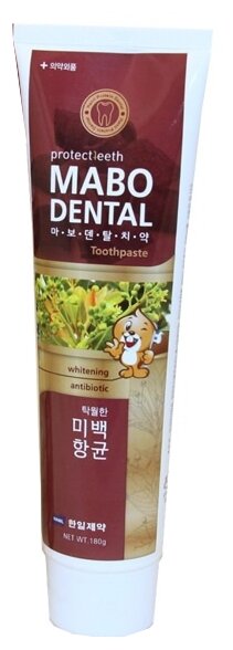 Hanil Зубная паста / Mabo toothpaste Whitening Antibiotic, 180 мл