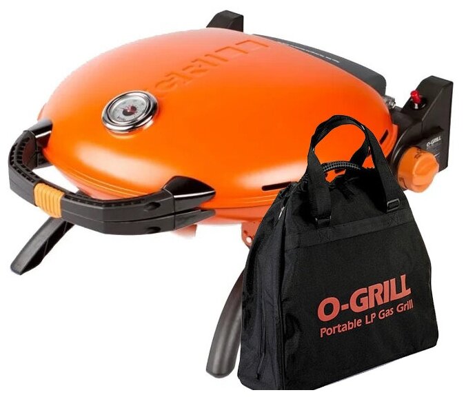 Гриль газовый O-GRILL 700T 58х56.5х21.5 см + адаптер А + сумка