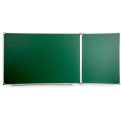 Доска двухэлементная(П) магнитная полимерная, МелМар, 2250х1200 мм, комбинированная(мел, маркер)