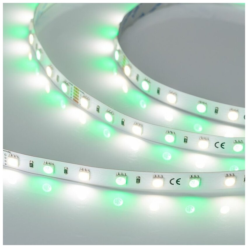 Светодиодная лента Arlight RT-В60 12V RGB 14.4W 60LED/м 10мм IP20 5 метров - фотография № 3