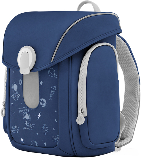 Рюкзак (школьная сумка) NINETYGO smart school bag темно-синий - фото №13