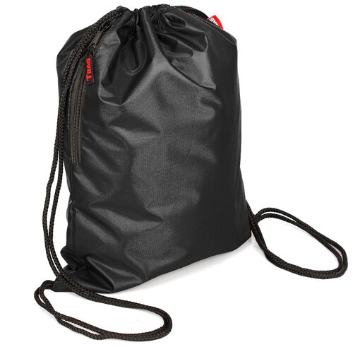 Рюкзак для бассейна, плавания, спорта, мешок для обуви с карманом универсальный 330х440 мм (оксфорд 210, чёрный), Tplus