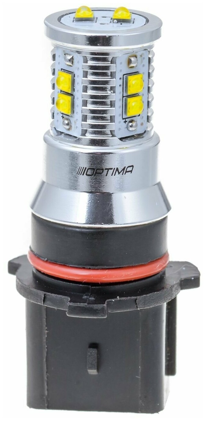 Светодиодная лампа P13W Optima MINI-CREE, CAN, CREE XB-D*10, 5500K, (PG18.5d-1), 12-24V, 1 лампа