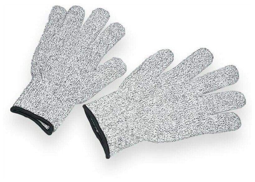 Перчатки защитные, перчатки от порезов HPPE 5 класс, 1 пара, L - фотография № 2