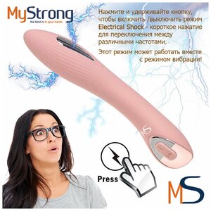 Фаллоимитатор для электростимулятора Mystim Current Conrad E-Stim Dildo черный