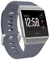 Часы Fitbit Ionic blue gray/silver gray