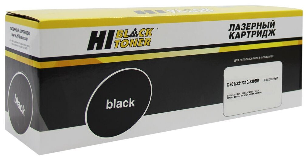 Тонер-картридж Hi-Black (HB-44973544) для OKI C301DN/C321DN/C310DN/C330DN/MC351DN, Bk,2,2K