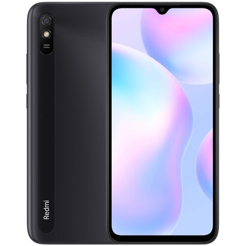 смартфон xiaomi redmi k30 5g 6 128 гб cn dual nano sim синий Смартфон Xiaomi Redmi 9A 6/128 ГБ CN, Dual nano SIM, темно-серый