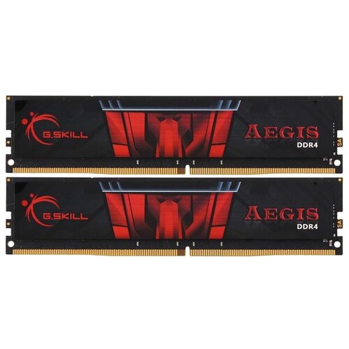 Оперативная память G.Skill AEGIS (F4-2400C17D-8GIS) DIMM DDR4 8ГБ - DDR4, 4ГБх2 шт, 2400 МГц, 17-17-17-39