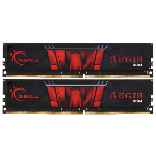 Оперативная память GSkill AEGIS F4-2400C17D-8GIS DIMM DDR4 8ГБ - DDR4 4ГБх2 шт 2400 МГц 17-17-17-39 901000₽