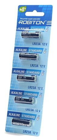 Батарейка A23 - Robiton Standard R-23A-0-BL5 (5 штук) 14081