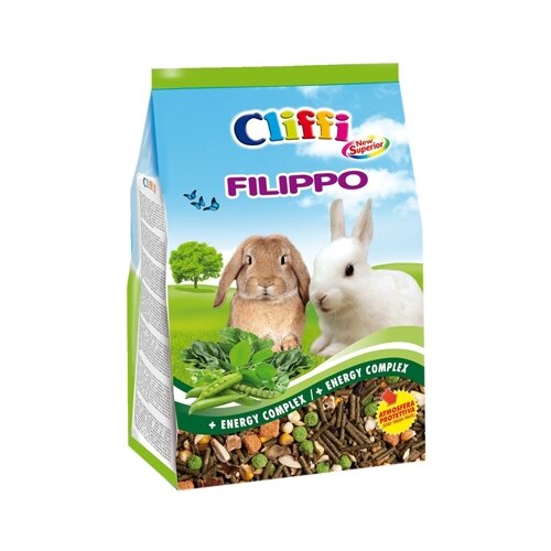 Cliffi (Италия) Комплексный корм для карликовых кроликов (FILIPPO NEW Superior for dwarf rabbits) PCRA024 | Filippo Superior for dwarf rabbits 0,9 кг 31293 (1 шт)