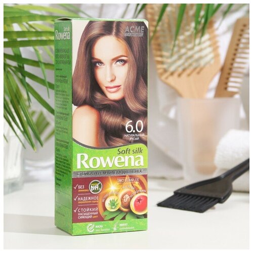 Крем-краска для волос Rowena Soft Silk 6.0 натуральный русый, 135 мл