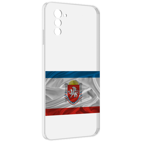 Чехол MyPads герб флаг крыма-1 для UleFone Note 12 / Note 12P задняя-панель-накладка-бампер