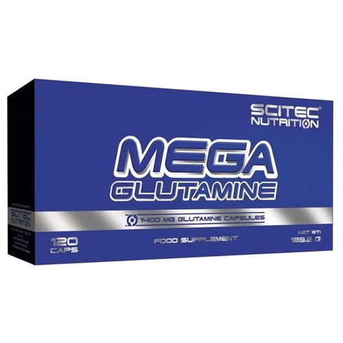 Аминокислота Scitec Nutrition Mega Glutamine, без вкуса, 120 шт. аминокислота olimp sport nutrition argipower 1500 mega caps без вкуса 120 шт