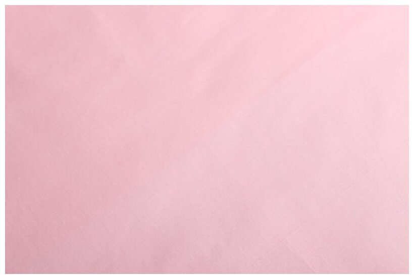 Простыня обычная из сатина "Альвитек"; Розовая; размер: Евро
