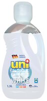 Жидкость для стирки Uniplus White для белых и деликатных тканей 1.5 л бутылка