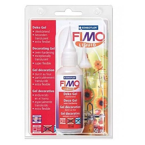 Декоративный гель FIMO Liquid 50 мл (8050-00 BK) прозрачный 107 г 50 мл