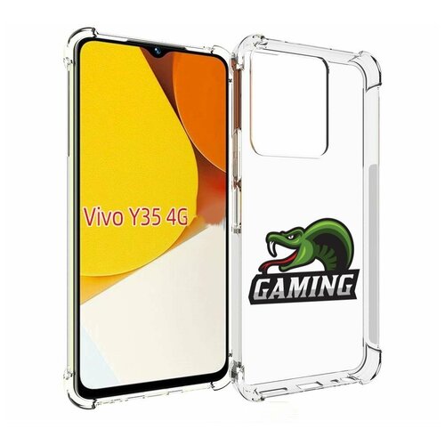 Чехол MyPads Gaming-3 для Vivo Y35 4G 2022 / Vivo Y22 задняя-панель-накладка-бампер