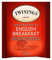 Чай черный Twinings English breakfast в пакетиках, 25 шт.