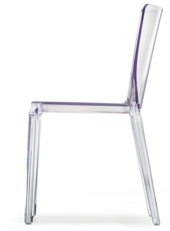 Комплект из 2 прозрачных стульев Blitz, PEDRALI, прозрачные - фотография № 4