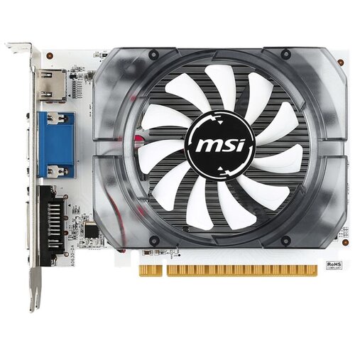 Видеокарта MSI PCI-E N730-2GD3V3 NVIDIA GeForce GT 730 2048Mb 64 GDDR3 9021600 DVIx1 HDMIx1 CRTx1 HDCP Ret 7500₽
