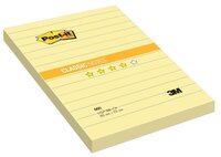 Post-it Блок Classic, 102х152 мм, канареечно-желтый, 100 штук (660)