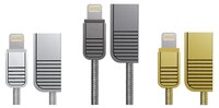 Кабель Remax Linyo USB - Apple Lightning (RC-088i) 1 м серебристый